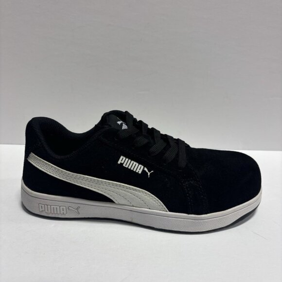 Puma Men’s Safety Iconic Suede Low Sneakers Blue, Size 8.5 M - Picture 1 of 7